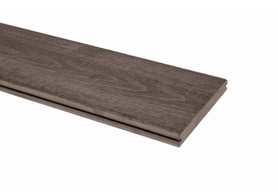 CarpGarant Vlonderplank Composiet 1.9 x 13.5 cm (19 x 135 mm) Vintage Massief Mixed Bruin - Lengte 5 - Afbeelding 1